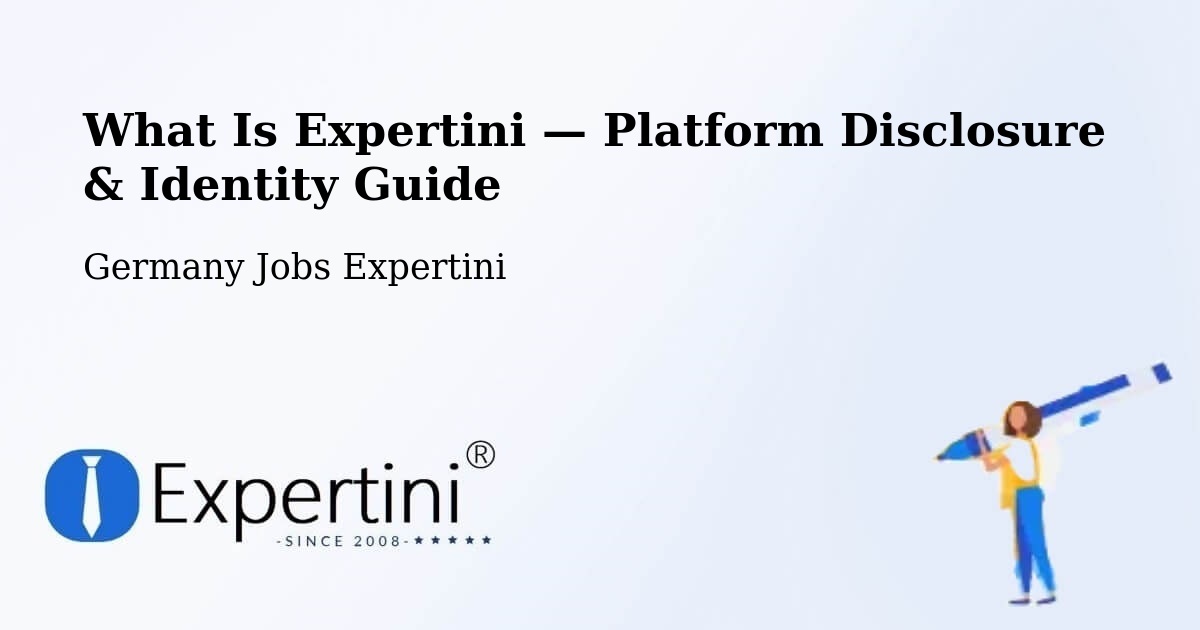 What Is Expertini — Platform Disclosure & Identity Guide – Karben